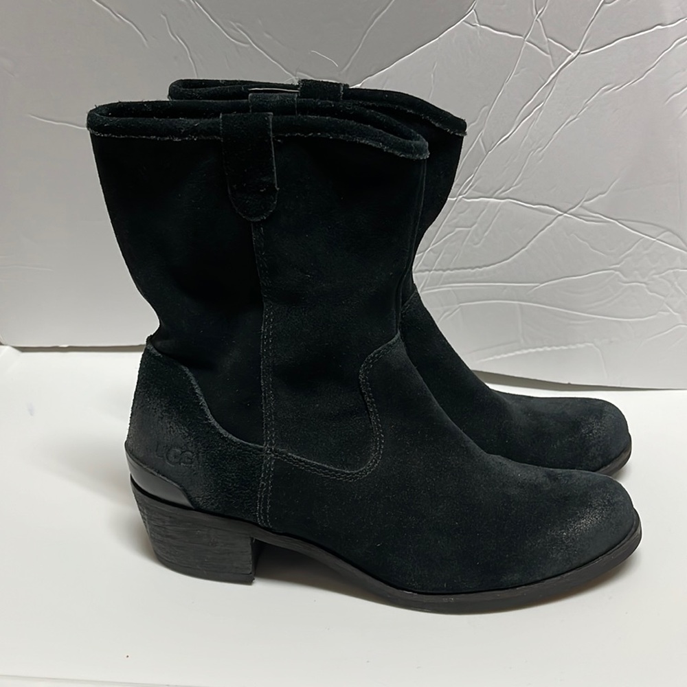 UGG black suede boots!